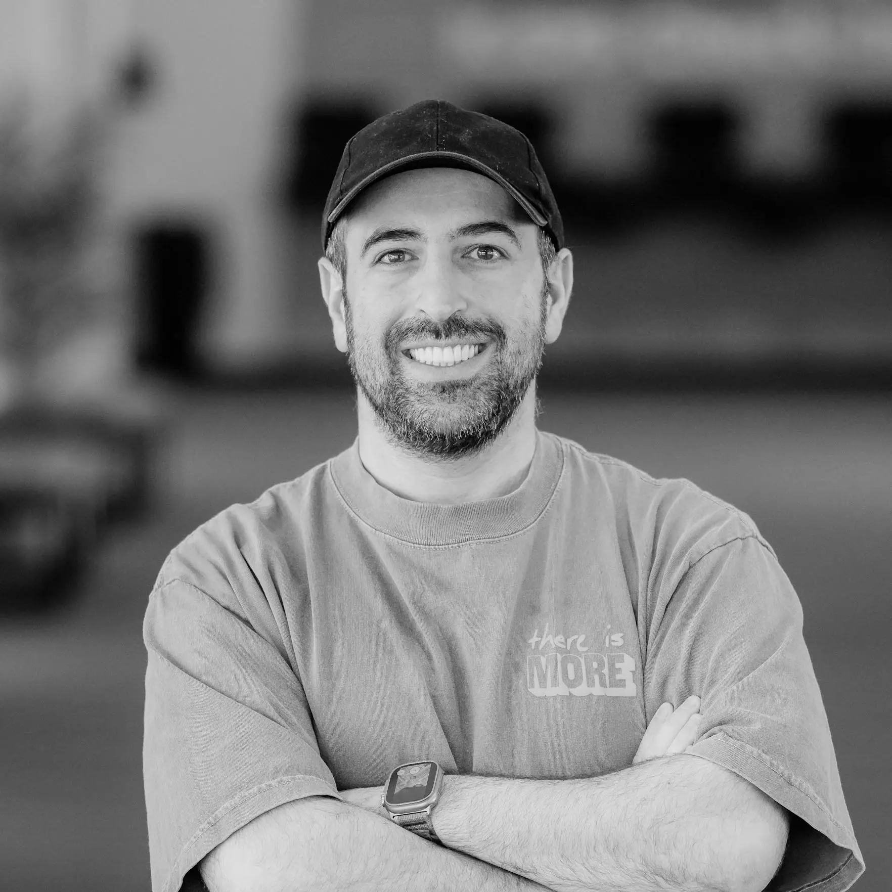 Yegor Hambaryan, Everyday Faith Podcast guest, smiling and wearing a t-shirt