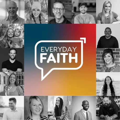 Everyday Faith Podcast hosts Dan and Jess and featured guests, a collection of speakers and contributors.