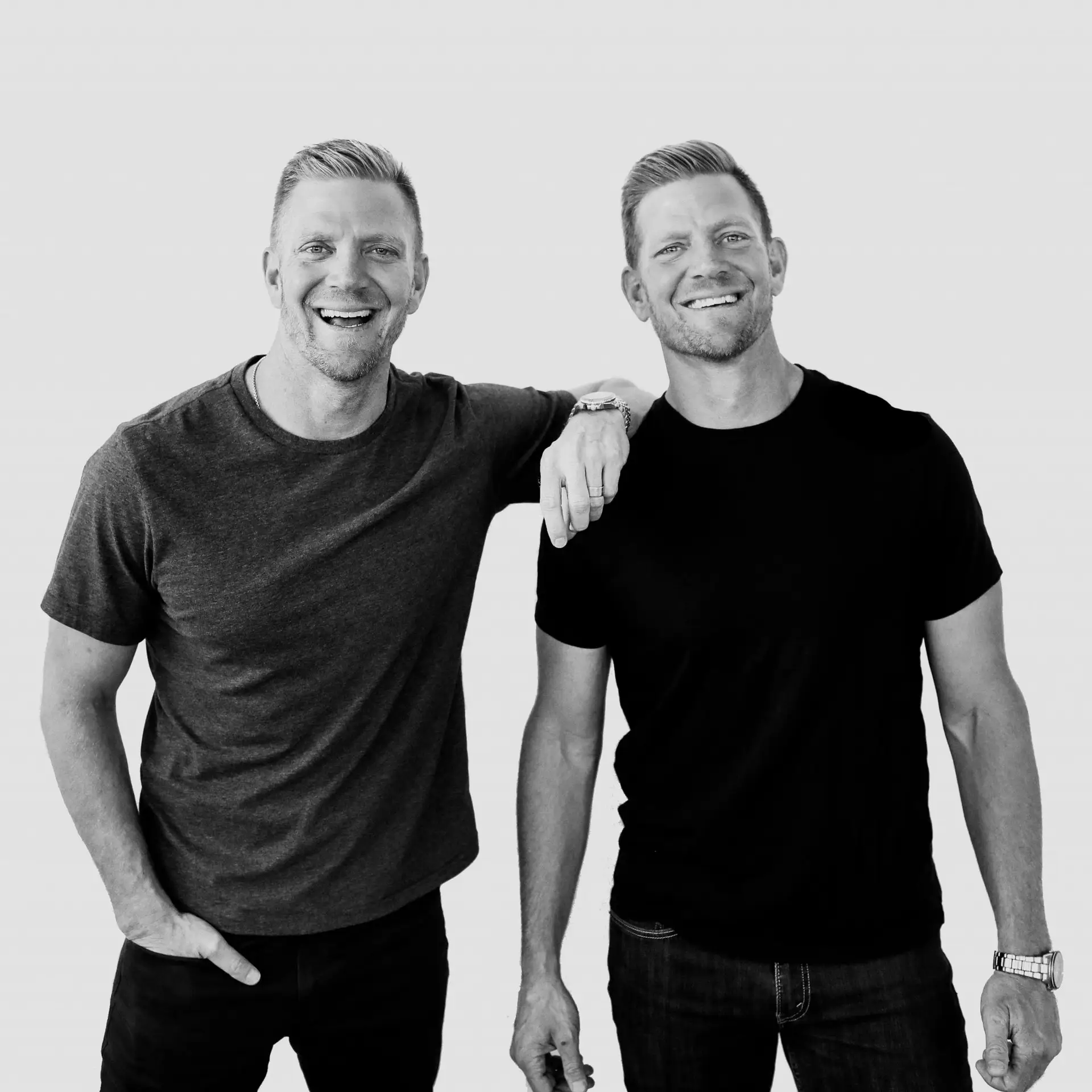 Dan and Jess, Everyday Faith Podcast hosts, smiling and connecting.